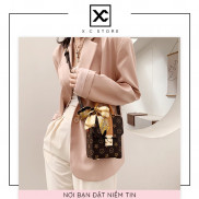 [RẺ NHẤT SHOPEE] Túi hộp LV đựng điện thoại kèm nơ sang chảnh đeo chéo nữ XC-3080